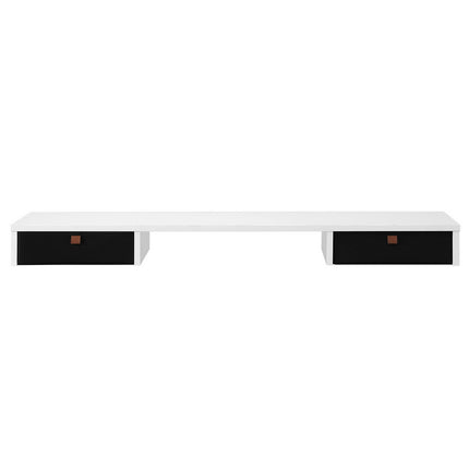 Artiss Standing Desk Desktop Storage Rack Shelf Removable Bookshelf Drawer 120cm 3