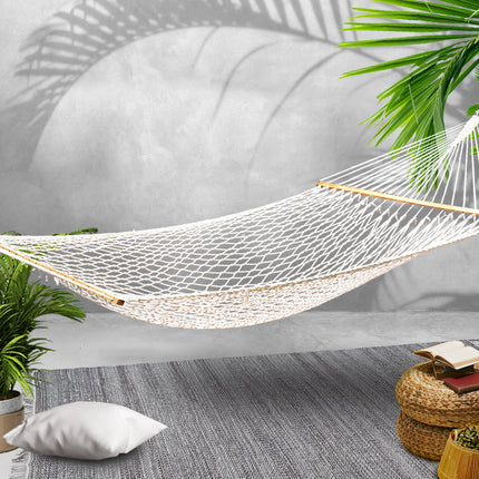 Gardeon Hammock Bed Outdoor Chair Camping Hanging Hammocks Mesh 2 Person 8
