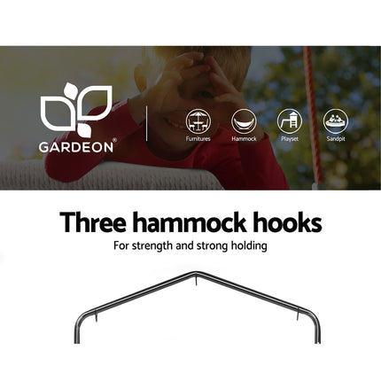 Gardeon Hammock Chair with Stand Nest Web Outdoor Swing 100cm 4