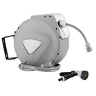 Water Hose Reel 10M Retractable Auto Rewind Garden Spray Gun