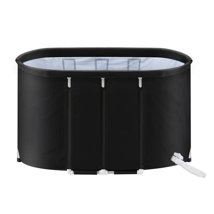 Weisshorn Portable Ice Bath Tub 120x70X70CM Inflatable Cold Water Folding Bathtub Spa Massage 2