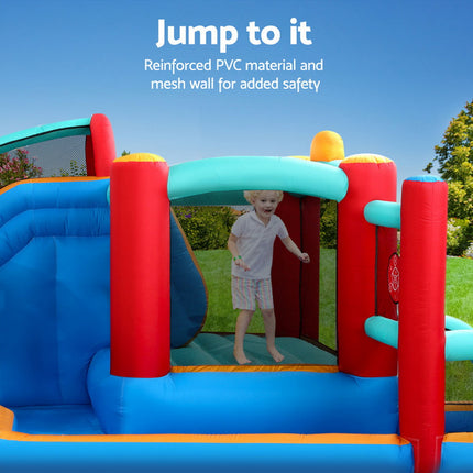 Kids Inflatable Water Slide Splash Pool Park Jumping Castle Bounce 615X322CM 4