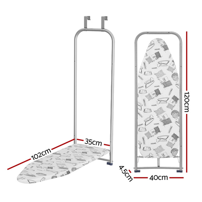 Artiss Ironing Board Wall Mounted Foldable White 2