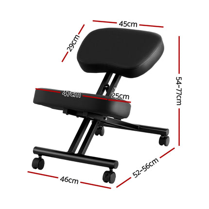 Artiss Kneeling Chair Ergonomic Office Chairs Home Knee Seat Posture Stretch Rest 2