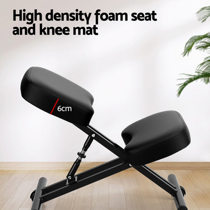 Artiss Kneeling Chair Ergonomic Office Chairs Home Knee Seat Posture Stretch Rest 6