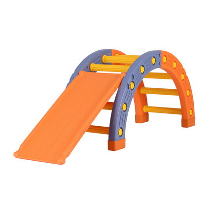 Keezi Kids Climbing Frame Set With Slide Indoor Outdoor Toddler Toys Pikler Arch Climber 3