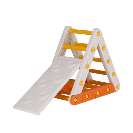 Keezi Kids Climbing Frame Set With Slide Indoor Outdoor Toddler Toys Pikler Triangle Climber 3