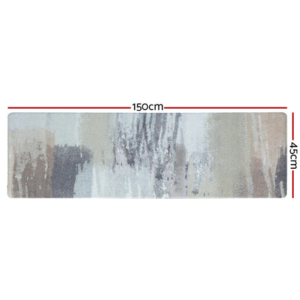 Artiss Kitchen Mat 45x150cm PVC Floor Rug Carpet Non-slip Lydia 2