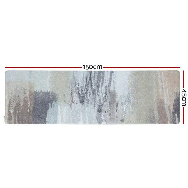 Artiss Kitchen Mat 45x150cm PVC Floor Rug Carpet Non-slip Lydia 2