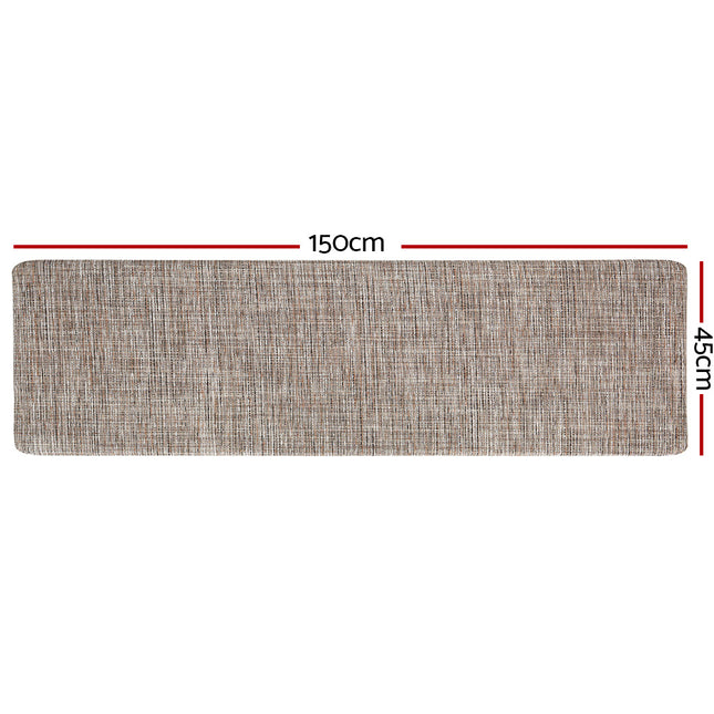 Artiss Kitchen Mat 45x150cm Textilene Floor Rug Carpet Non-slip 2