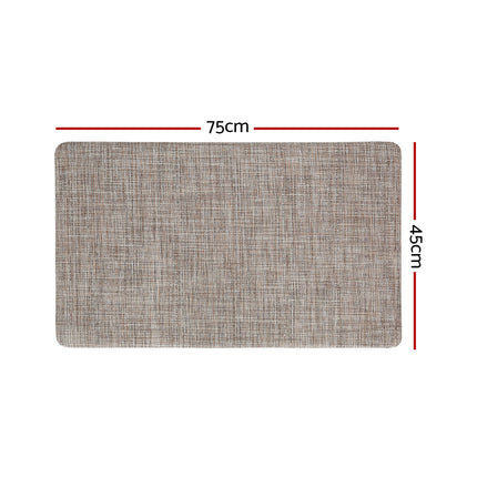 Artiss Kitchen Mat 45x75cm Textilene Floor Rug Carpet Non-slip 2