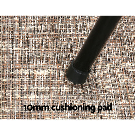 Artiss Kitchen Mat 45x75cm Textilene Floor Rug Carpet Non-slip 5