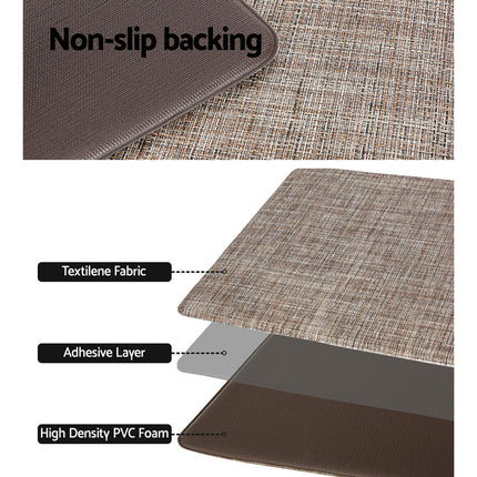 Artiss Kitchen Mat 45x75cm Textilene Floor Rug Carpet Non-slip 6