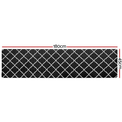Artiss Kitchen Mat 45x180cm PVC Floor Rug Carpet Non-slip Gina 2