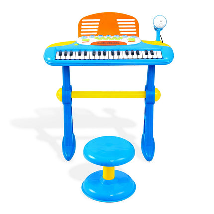 Keezi Kids Piano Keyboard 37 Keys Electronic Musical Instrument Set w/ Stool Microphone 3