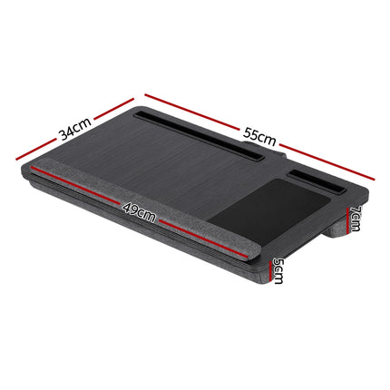 Artiss Lap Desk Laptop DeskS Portable w/ Wrist-rest Phone Slot Mouse Pad 55CM 2