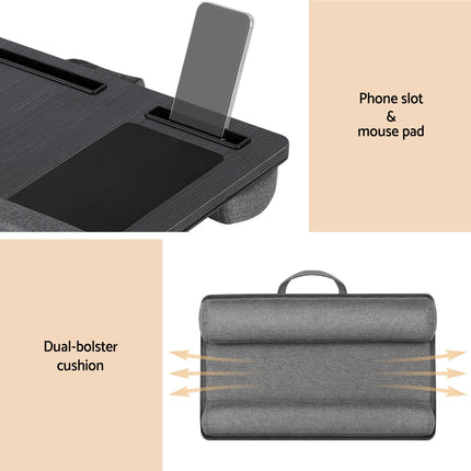 Artiss Lap Desk Laptop DeskS Portable w/ Wrist-rest Phone Slot Mouse Pad 55CM 6