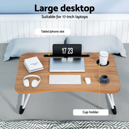 Laptop Desk Table Foldable Stand Lap Tray Sofa Bed Portable Adjustable Desks 4