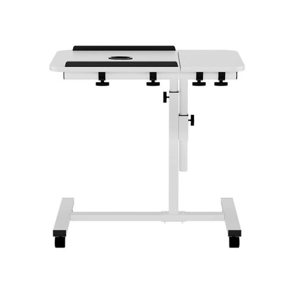Artiss Laptop Desk Table Fan Cooling White 60CM 3