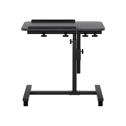 Artiss Laptop Desk Table Fan Cooling Black 60CM 3