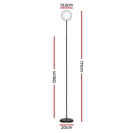 Artiss LED Floor Lamp Remote Adjustable Light Stand Home Living Room Reading 2