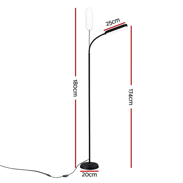 Artiss LED Floor Lamp with Remote Control & 4 Color Temperature Reading Living Room Bedroom Office 2
