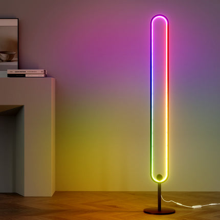 Artiss RGB LED Floor Lamp Remote Control Corner Light Stand Gaming Room 118CM 7