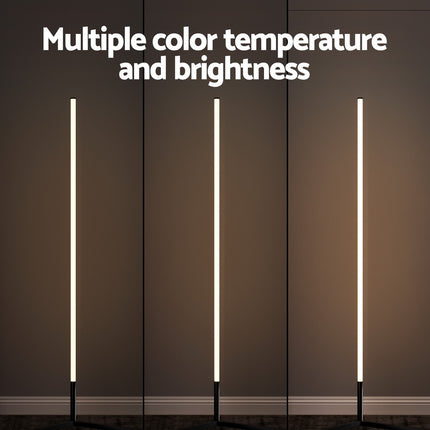 Artiss RGB LED Floor Lamp Remote Control Corner Light Stand Gaming Room 150CM 4