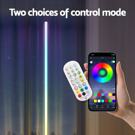 Artiss RGB LED Floor Lamp Remote Control Corner Light Stand Gaming Room 150CM 5