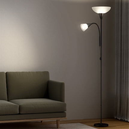 Artiss Floor Lamp Mother and Child Modern Home Living Room Office Reading Black 7
