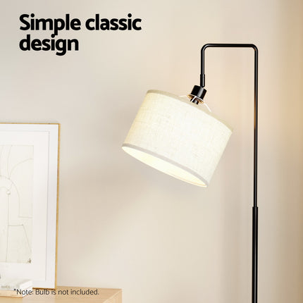 Artiss Floor Lamp 2 Tier Shelf Storage LED Light Stand Home Room Adjustable Head 5