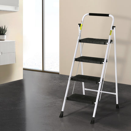 Giantz 4 Step Ladder Multi-Purpose Folding Steel Light Weight Platform 5