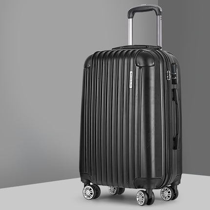Wanderlite 28 Inch Luggage with TSA Lock Spinner Carry On Hard Shell Travel Suitcase Luggage Case Black 8
