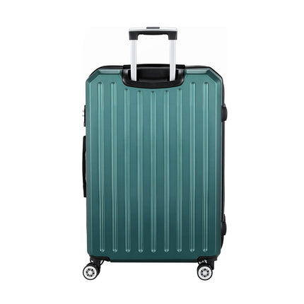 Wanderlite 28-inch Luggage Set with TSA Lock�ABS Hard Shell Travel Suitcase Organiser Luggage Case Atrovirens 3
