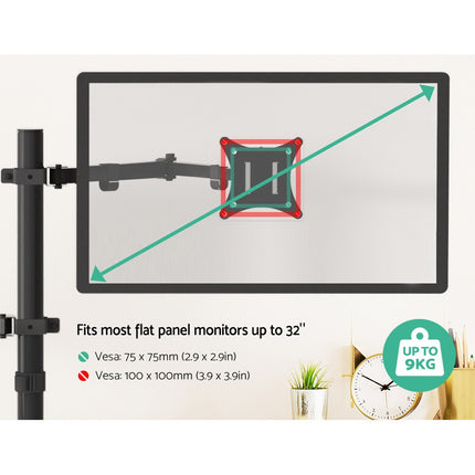 Artiss Monitor Arm Desk Mount Laptop Tray 5