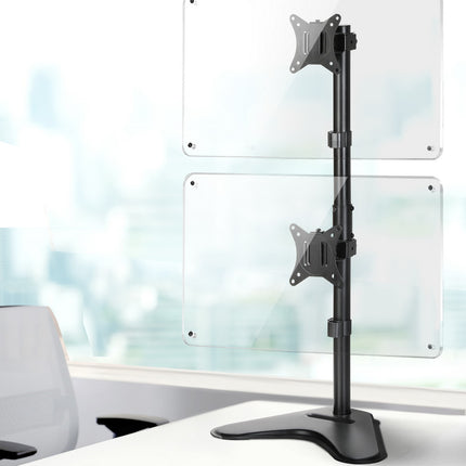 Artiss Monitor Arm Stand Dual Mount HD LED TV Bracket Holder Freestanding 7