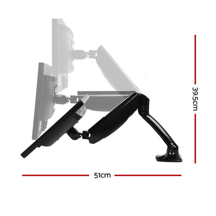Artiss Monitor Arm Gas Spring Desk Mount Screen Holder 2