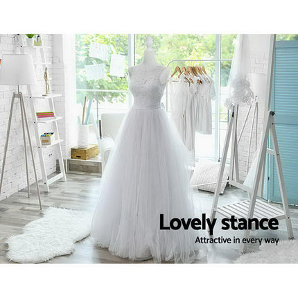 Female Mannequin 170cm Model Dressmaker Clothes Display Torso Tailor Wedding White 6