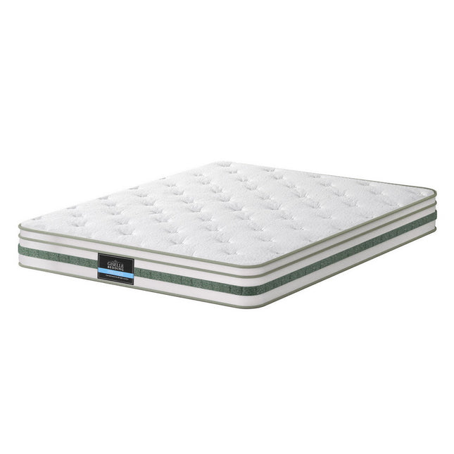 20cm Giselle Mattress Double Green Tea Mattresses 2