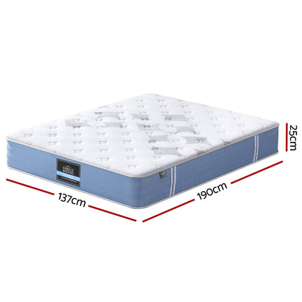 25cm Giselle Mattress Double Bed Pocket Spring Mattresses 3