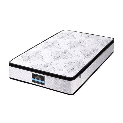 Giselle Bedding King Single Mattress 30cm Pocket Spring Euro Top Medium Firm Foam 2