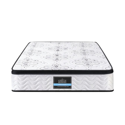Giselle Bedding King Single Mattress 30cm Pocket Spring Euro Top Medium Firm Foam 4