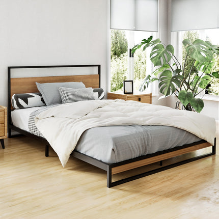 Artiss Bed Frame Double Size Metal Bed Frame DANE 2