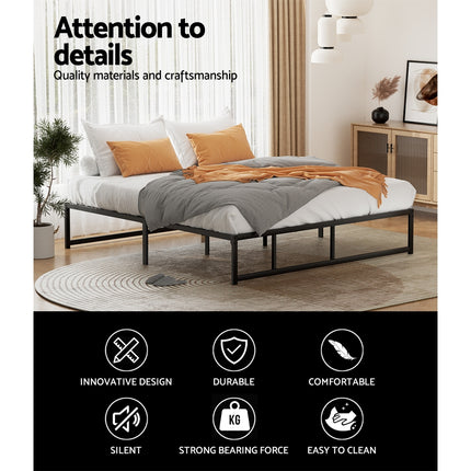 Artiss Bed Frame King Size Metal Bed Frame TINO 5