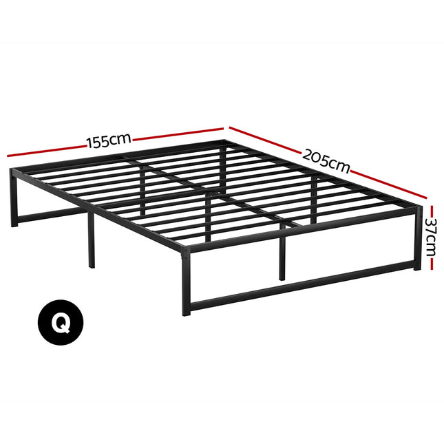Artiss Bed Frame Queen Size Metal Bed Frame TINO 2