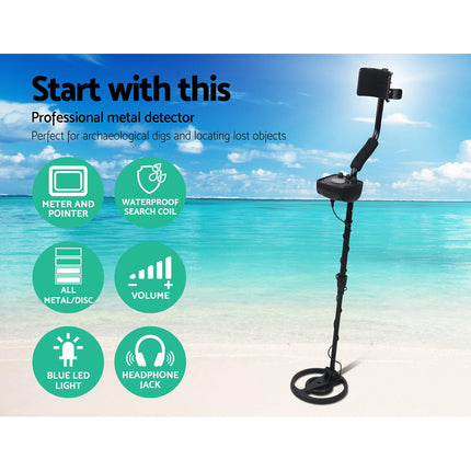 Metal Detector 160MM Deep Sensitive Waterproof Treasure Hunter Gold Digger 4