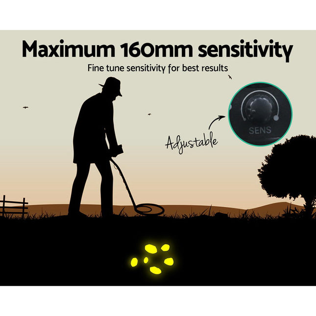 Metal Detector 160MM Deep Sensitive Waterproof Treasure Hunter Gold Digger 2
