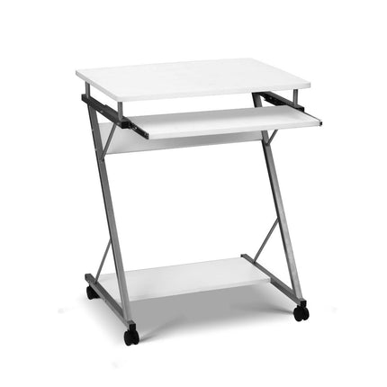 Artiss Computer Desk Keyboard Tray Shelf White 60CM 7