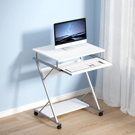 Artiss Computer Desk Keyboard Tray Shelf White 60CM 8