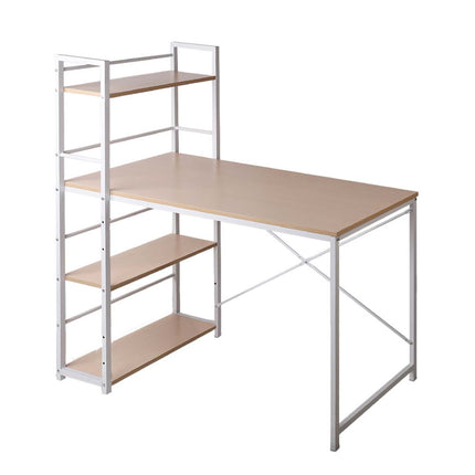 Artiss Computer Desk Shelf Oak 120CM 7